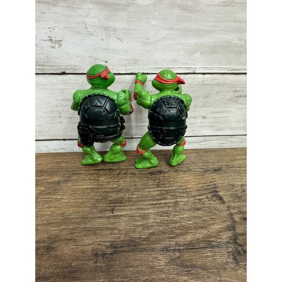TMNT Raphael Lot of 2 Vintage Ninja Turtles Figures 1988 - Picture 4 of 10